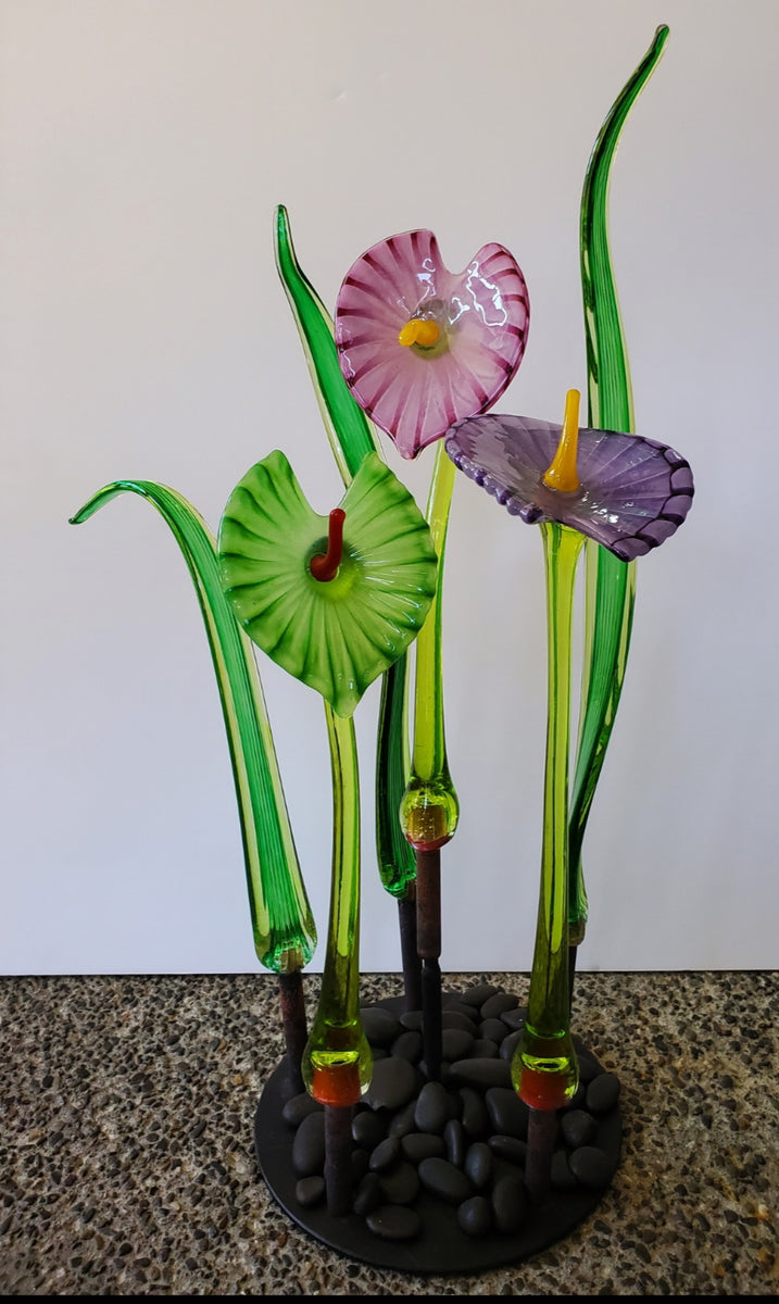 Hand Blown Garden Glass Chuckanut Bay Gallery & Sculpture Garden